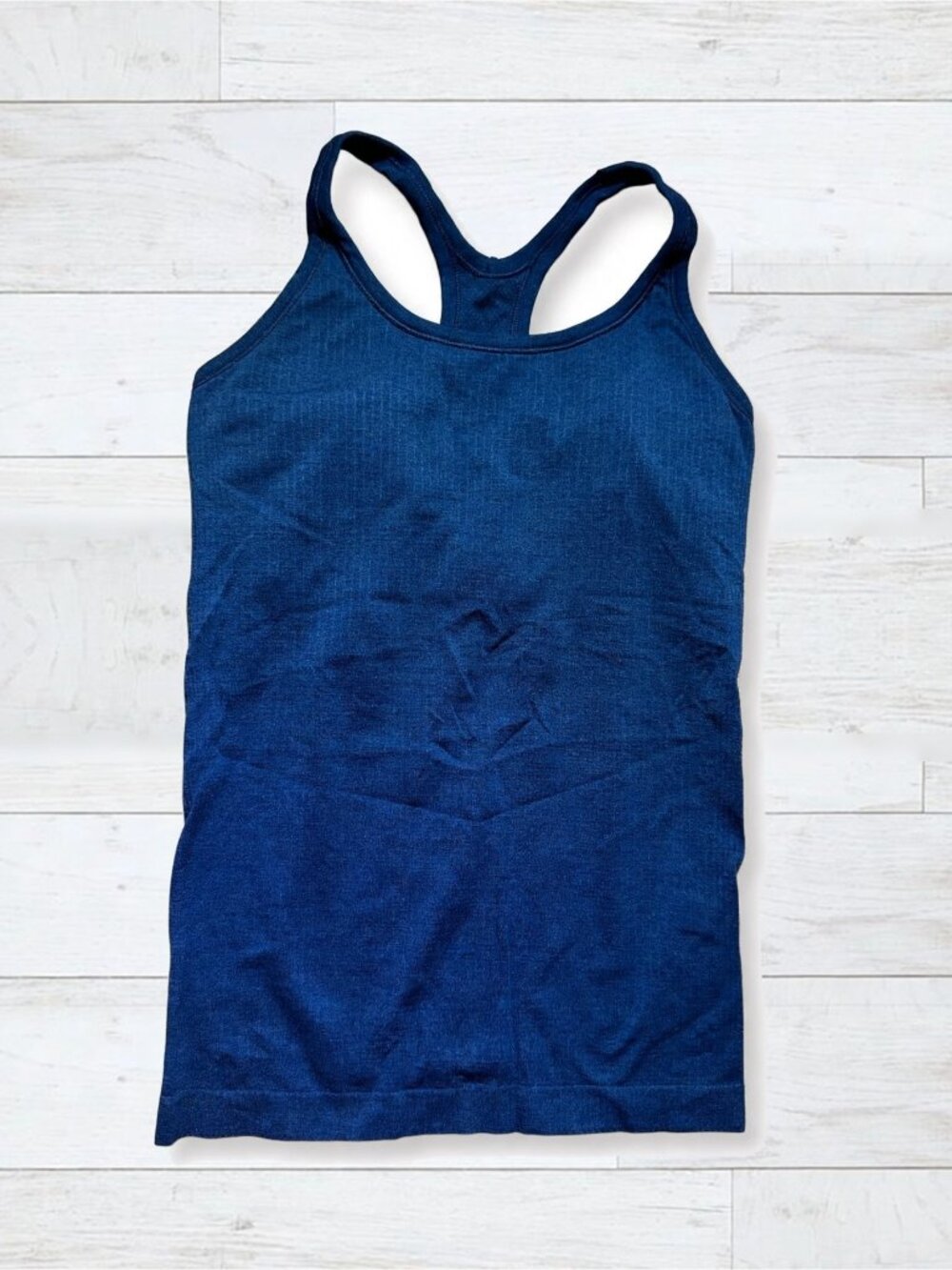 lululemon Ebb to Street Navy Tank Size 6